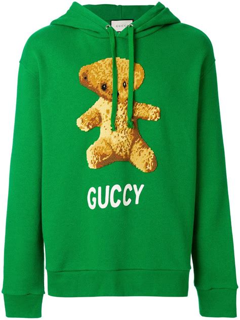 bear hoodie gucci|gucci hoodie cost.